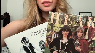 asmr vinyl record collection lofi whispered tapping scratching [upl. by Gipson448]