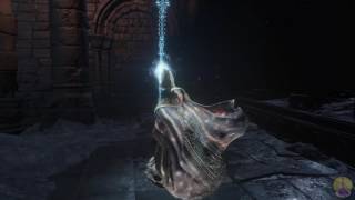 Dark Souls 3 Archdeacons Great Staff reviewshowcase [upl. by Lekzehcey]