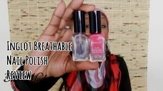 Inglot Breathable Nail Polish Review  The Modesta [upl. by Cumings]