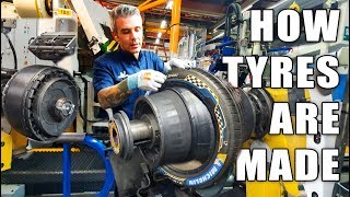 HOW A MICHELIN MOTORSPORT TYRE IS MADE Inside the factory [upl. by Einahpats815]