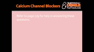 Calcium Channel Blockers  Nifedipine Verapamil Diltiazem amp Amlodipine [upl. by Mlawsky43]