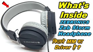 Whats Inside Zebronics Zeb Storm Headphones🔥 Best Headphones Under 500  Zebronics Wired Headphone [upl. by Ardnikat54]