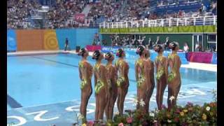 Russia Win Synchronized Swimming Team Gold  Athens 2004 Olympics [upl. by Thomasin83]