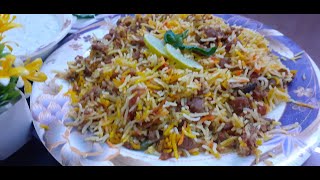 Keema Biryani Recipe  Minced Meat Layered with Spiced Rice  Eid Special Best amp Simple Biryani [upl. by Peyton]