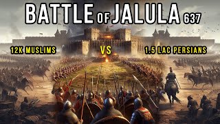 Umar Ibn Al Khattab Ep30  Battle of Jalula  Muslims vs Persians  12000 Vs 15 Million Persians [upl. by Ahsinav835]