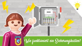 Playmobil Die Hufers  Infovideo 2 Wie funktioniert ein Sicherungskasten⚡️ Oliver erklärt  Strom [upl. by Kinzer]