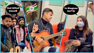 Patriotic Songs Singing Randomly In Public  Independence Day Spcial🇮🇳 Reaction Video  Jhopdi K [upl. by Treboh740]