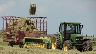 Rolling Oaks Farm  Hay Baling on June 19 2013 [upl. by Attevaj916]