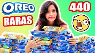 PROBANDO LAS OREOS MAS RARAS DEL MUNDO 11 Sabores 440 Galletas SandraCiresArt [upl. by Ettenrahc]