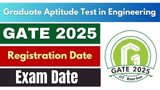 GATE 2025 Exam Complete Details  GATE Form Apply Last date Extended  Exam Pattern and Syllabus [upl. by Olihs]