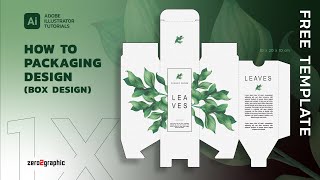 How to Create Packaging Design Box Design in Adobe Illustrator CC 2020 [upl. by Treb]