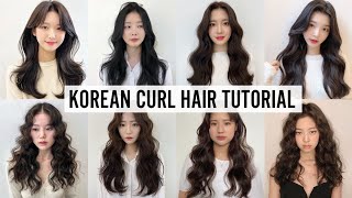 KOREAN CURL HAIR TUTORIAL  Basic Curling Iron Technique to unlock the Secret of Kpop amp Kdrama stars [upl. by Wulfe]