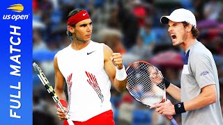 Rafael Nadal vs Andy Murray in a thrilling battle  2008 US Open Semifinal [upl. by Cormack]