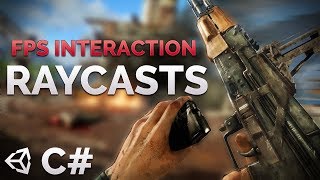 FPS Interaction amp Raycasts in Unity [upl. by Suiremed]