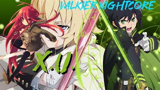 Nightcore  XU  Seraph of the End Op   TYER Cover Feat Rachellular [upl. by Abraham]