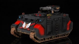 How to paint Death Company Razorback Warhammer 40k Blood Angels Buypainted painting tutorial [upl. by Wade620]