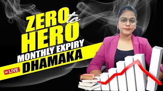 LIVE TRADING  25 JAN  MONTHLY EXPIRY  BANKNIFTY AND NIFTY50  ZERO HERO TRADE [upl. by Nodroj]