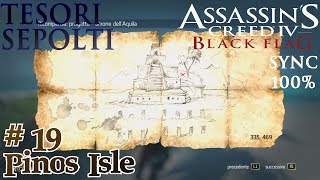 Assassins Creed 4 Black Flag ITA Tesoro Sepolto 19 Pinos Isle [upl. by Enaillil]