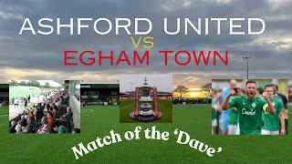 Ashford United V Egham Town Match highlights and post match reaction [upl. by Ecadnak]