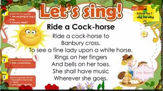 51talk Songs quot Ride a Cock Horse quot Lyrics [upl. by Shoshana743]