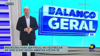 Inscrições para ser fiscal no vestibular da UFSC e IFSC estão abertas até dia 25 de outubro [upl. by Gardas392]