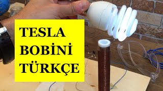 Tesla Bobini Nasıl Yapılır  Ev Yapımı Tesla Bobini [upl. by Anneirda791]