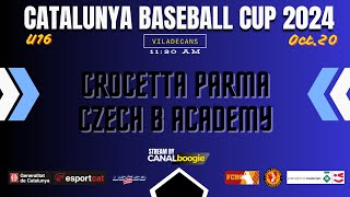 CATBC 2024  U16  CROCETTA PARMA Vs CZECH B ACADEMY  1130 AM [upl. by Bosson]