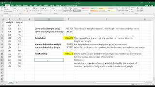 How to Find Correlation and Covariance in Excel HD [upl. by Larry]