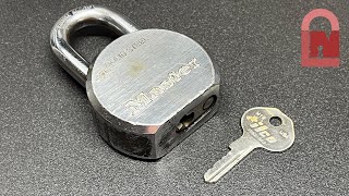 Master Lock 230 Hardened Round Body Padlock Pick and Gut [upl. by Auhel860]