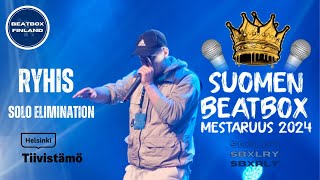 Ryhis  Finnish Beatbox Championship 2024  Solo Elimination [upl. by Georgetta209]