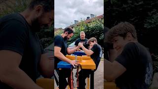 Father And Son Battle It Out armwrestling armbrytning армрестлинг armsport supermatch [upl. by Rednirah]