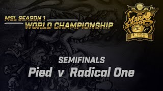 Pied vs Radical One  MSL World Championship  Semifinals  Super Mario Strikers [upl. by Venita]