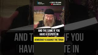 Democracy is against the Torah ⛔ Following the majority shorts torah [upl. by Ikik]