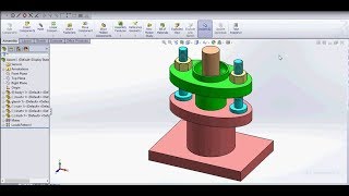 Solidworks Stuffing Box assembly design complete tutorial [upl. by Innor]