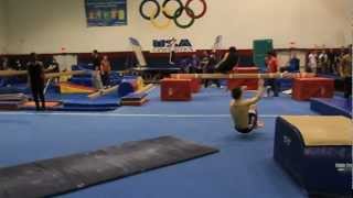 Front Handspring to Forward Roll Advanced Gymnastics Movement marinich Morandi Flip [upl. by Romie]