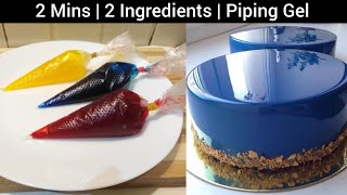 Homemade piping gel for cake decorating  How to make piping gel for cake decorating [upl. by Galitea549]