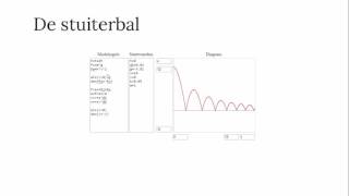 Modelleren  voorbeeld de stuiterbal [upl. by Akimet]