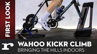 Wahoo Kickr Climb  Bringing the hills indoors [upl. by Elson]