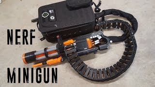 Nerf Rival Minigun 20 roundssec 2000 round capacity [upl. by Ehcsrop]