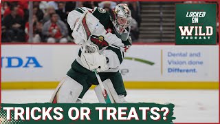 Spooky Good Goaltending The Wilds Halloween Treat in the Crease minnesotawild mnwild [upl. by Hillyer449]