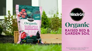 How To Use MiracleGro® Organic Raised Bed amp Garden Soil [upl. by Eidak]