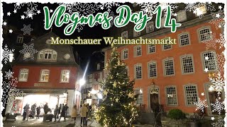 Vlogmas 14 🎄 An oldeworlde German village Christmas market ✨ Monschau Germany [upl. by Srini404]