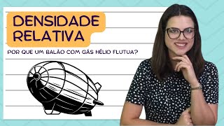 Aula 19  Por que um balão com gás hélio flutua [upl. by Nakada35]