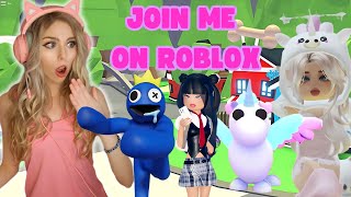 🔴Lets play Roblox [upl. by Adnohsirk]