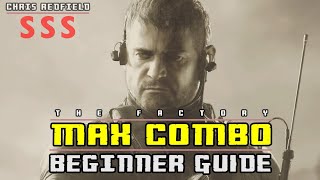 RE8 DLC  Chris Redfield  The Factory SSS Rank MAX COMBO  Beginner Guide [upl. by Ellerred331]