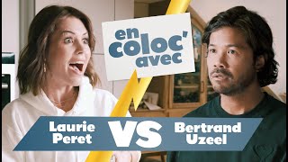 La teubé  en coloc avec Laurie Peret amp Bertrand Uzeel [upl. by Phillada]