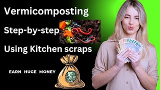 Vermicomposting Process Step By Step At Home  How to vermicomposting [upl. by Stephens]