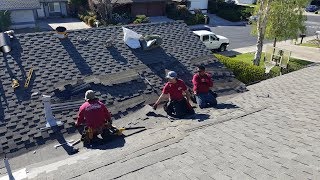 CertainTeed Presidential Shingle roof repairinstalling SA Flintlastic self adhered roofing [upl. by Eerak]