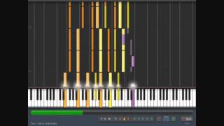 Synthesia pianoampguitar cover  Moon on the WaterBeck [upl. by Ancilin]