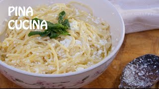 How to cook Pasta è Ricotta  Pina Cucina Ep 3 [upl. by Carolann441]